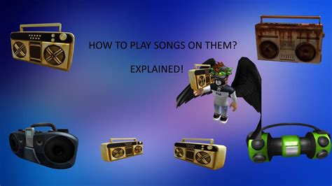 How To Play Songs From Roblox On Any Roblox Boombox Youtube