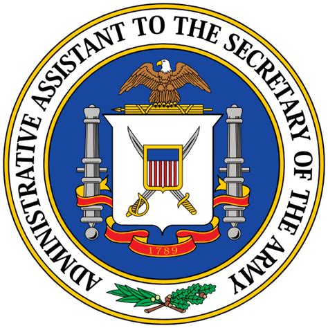 Army Seal Administrative Assistant To The Secretary Of The Army