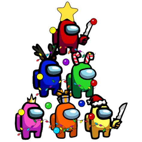 Among Us Christmas Tree Svg Among Us Svg Gamer Merry Xmas Svg