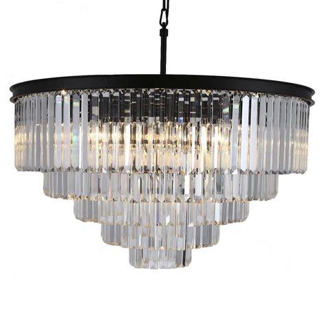 Odeon Crystal Chandelier Lights Round Pendant Hanging Light Extra