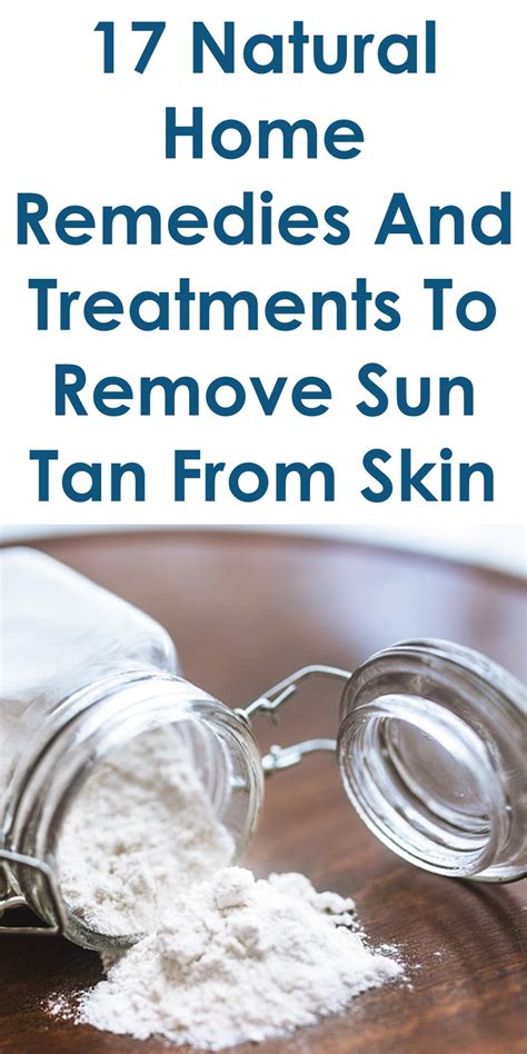 17 Quality Home Remedies To Remove Sun Tan From Skin