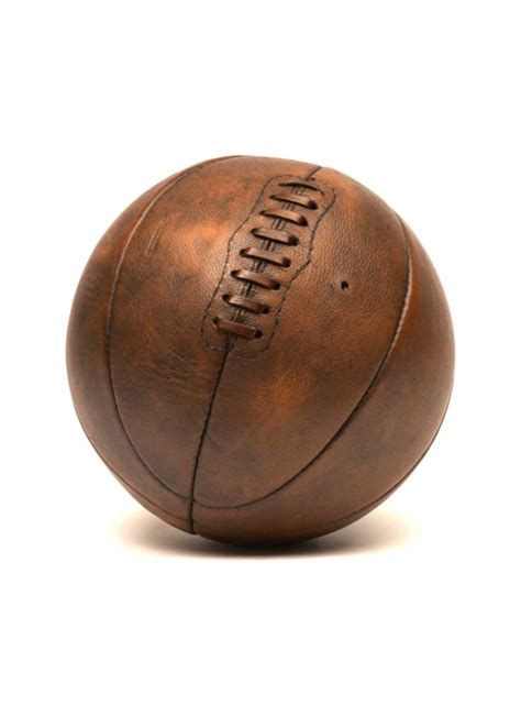 1910s Vintage Leather Basketball John Woodbridge Makers