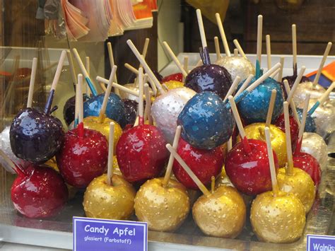 Metallic Candy Apple Candy Apples Colored Candy Apples Fancy Desserts