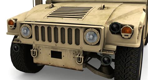 Humvee 3d Model In Transport 3dexport