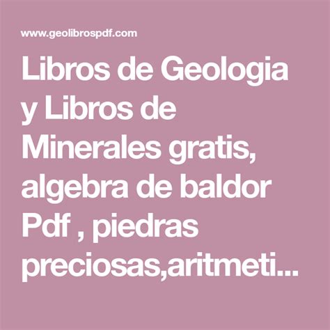 Algebra, aritmética y geometría y trigonometría. Libros de Geologia y Libros de Minerales gratis, algebra ...