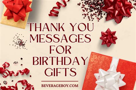 50 Thank You Messages And Wishes For Birthday Gifts BeverageBoy