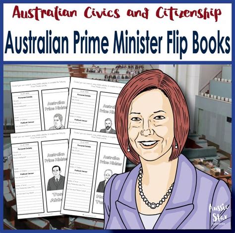 australian government prime ministers fast facts flip books history teaching resources
