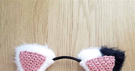 Removable Crochet Cat Ears Pattern