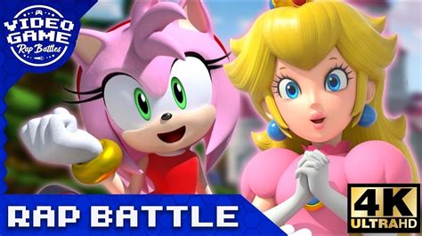 Princess Peach Vs Amy Rose Video Game Rap Battle K YouTube