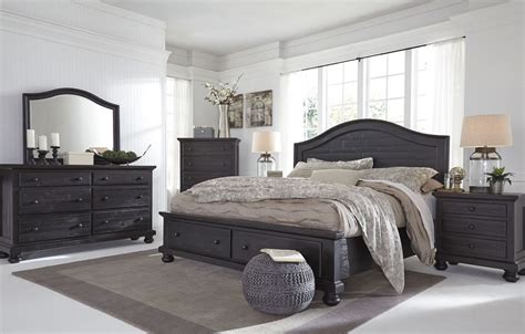 Sharlowe Charcoal Storage Panel Bedroom Set Master Bedroom Set