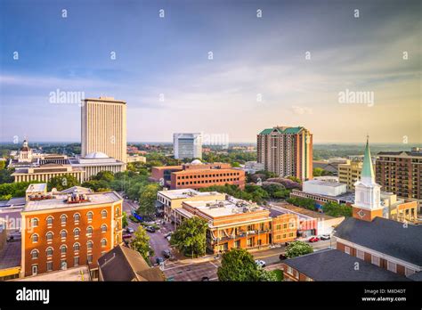 Tallahassee Florida Usa Downtown Skyline Stock Photo Alamy