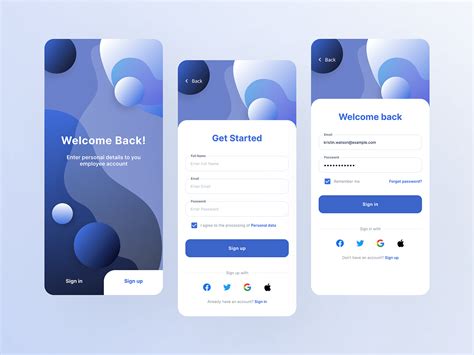 Sign Up Daily Ui 001 Behance