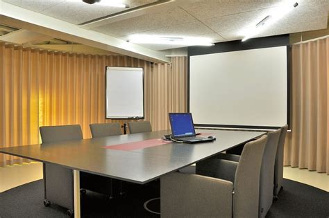 Conference Room Hand Operated Curtain Track System Curtain Track