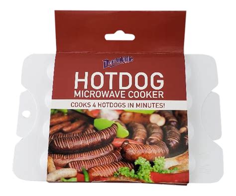 Dependable Industries Microwave Hot Dog Cooker Steamer Stovetop Flavor