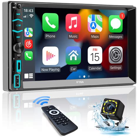 Buy Double Din Car Stereo With Voice Control Apple Carplay Android Auto