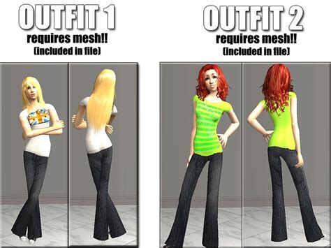 Mod The Sims Random Sim Clothing For Teens
