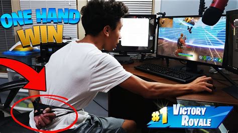 This page has the default keyboard commands for fortnite battle royale. I Won Fortnite With ONE HAND Tied Behind My Back! *NO ...