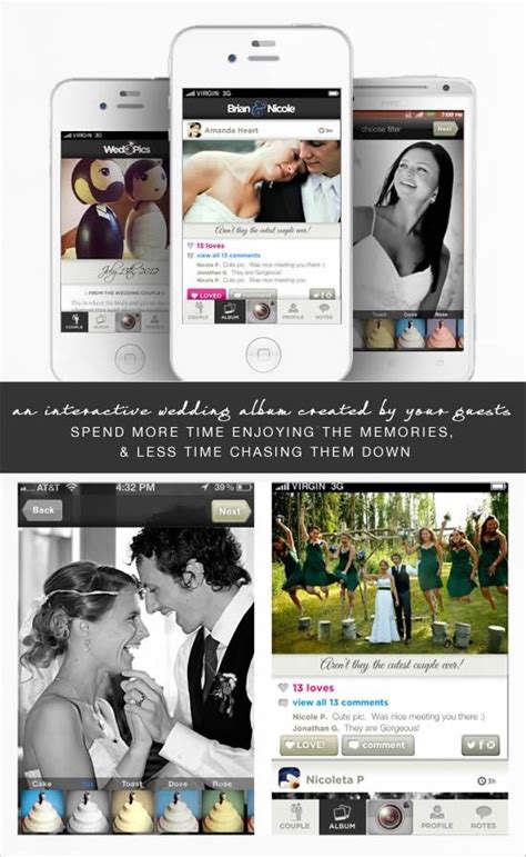 Personalized Photo Sharing App From Wedpics Wedding Pics Wedding