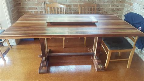 Table Made From Hardwood Pallets Bunnings Workshop Community