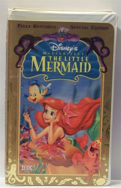 Walt Disneys 1989 Hit The Little Mermaid Vhs Movie With Case The