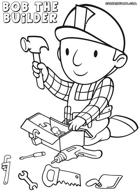 Coloring is a fun way for kids to be creative and learn how to draw and use the colors. Bob the Builder coloring pages | Coloring pages to ...