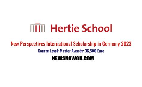 Hertie School Data For Good Fully Funded Scholarship 2023 24 Germany