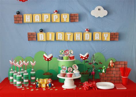 Mario Bros Birthday Decorations Peter Brown Bruidstaart