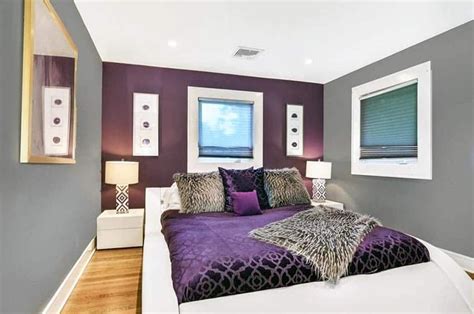 Colors That Match With Purple Interior Decorating Grey Bedroom