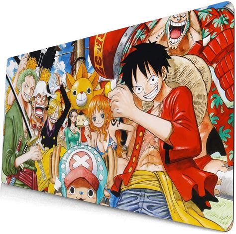One Piece Mouse Pad Large Desk Pad Game Anime Desk Pad Keyboard Pad