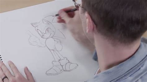 Video Learn How To Draw Sonic The Hedgehog With Franchise Veteran
