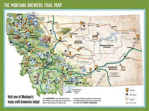 The Montana Brewers Association Trail Map Montana Brewers Association