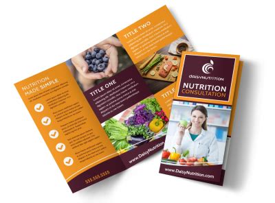 Consultation Nutrition Brochures