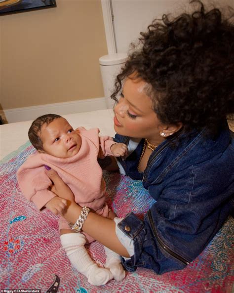 Meet Rihannas Second Son Singer Cradles Newborn Riot Rose In Adorable
