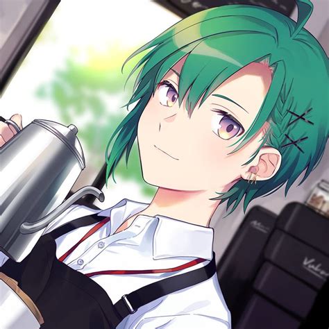 Pin By Christine Rain On にじさんじ In 2020 Anime Green Hair