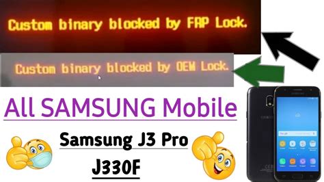 Custom Binary Blocked By Oem Lock By Frp Lock All Samsung Mobile