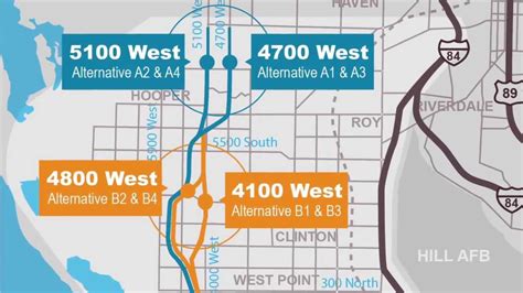 West Davis Corridor Map