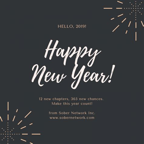 Happy New Year 2019 Sober Systems