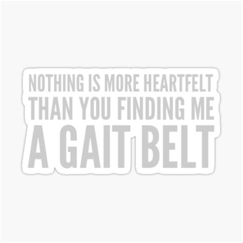 Gait Belt Ts And Merchandise Redbubble