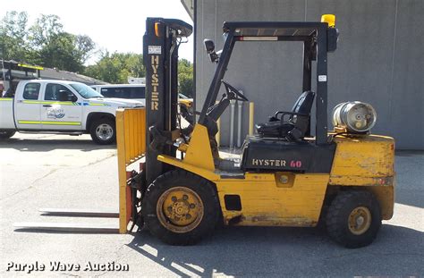 Hyster H60xl Forklift In Ballwin Mo Item Db6409 Sold Purple Wave