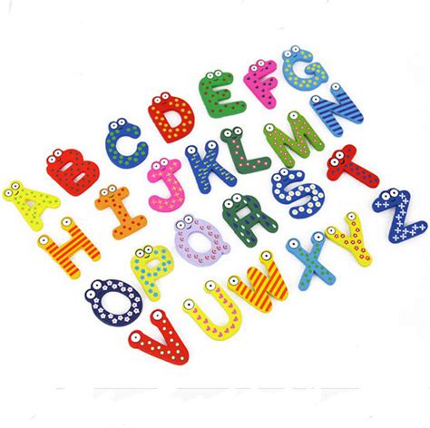 The english alphabet consists of 26 letters: High quality with magnetic cartoon 26 English alphabet letters ...