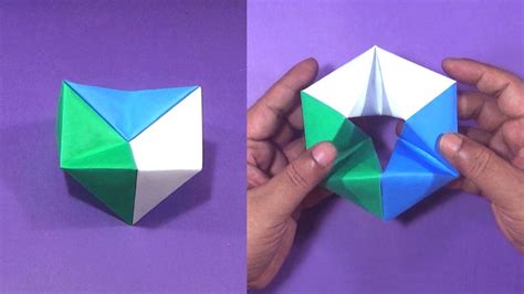 Action Fun Origami Toy Hexaflexagon Youtube