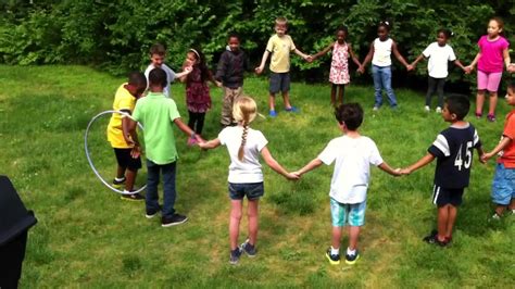 Hula Hoop Pass Great Camp Games