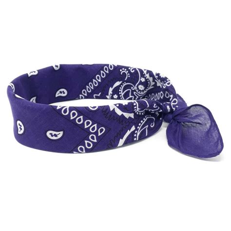 Bandanas Purple Paisley Bandana Headwrap Mens And Womens Shyface