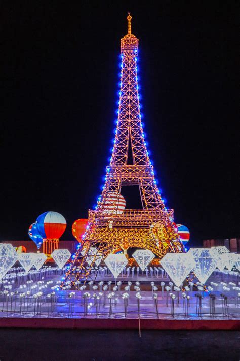 Free Images Light Display Holiday Winter Eiffel Tower Landmark