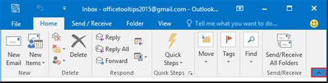 Office 365 Ms Outlook New Ribbon