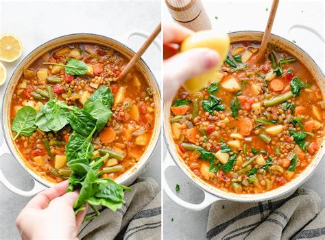 Hearty Vegan Lentil Soup A Delicious 1 Pot Recipe