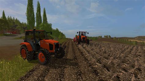 Fs17 Kubota M135 Gx V100 4 Farming Simulator 19 17 15 Mod