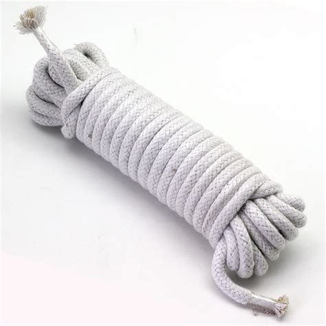 10 Meter Long Adult Sex Restraint Rope White Cotton Sex Rope For Adult