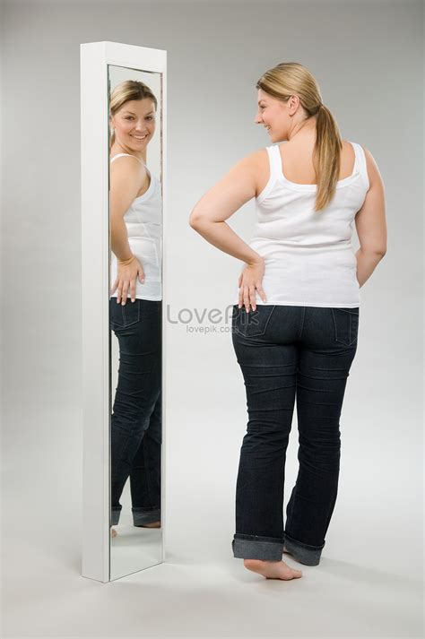 Woman Looking In The Mirror Picture And Hd Photos Free Download On Lovepik