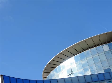 Free Picture Blue Blue Sky Perspective Modern Building